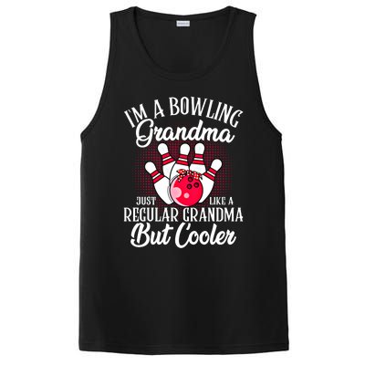 Bowling Grandma Funny Novelty For Bowling Family Gift PosiCharge Competitor Tank