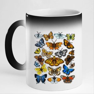 Butterfly Gift For Men Women Kids Butterfly Lover Collection 11oz Black Color Changing Mug