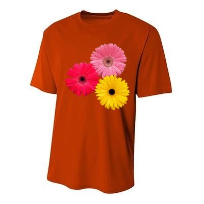 blooming gerbera flower daisies gerberas daisy flowery Performance Sprint T-Shirt