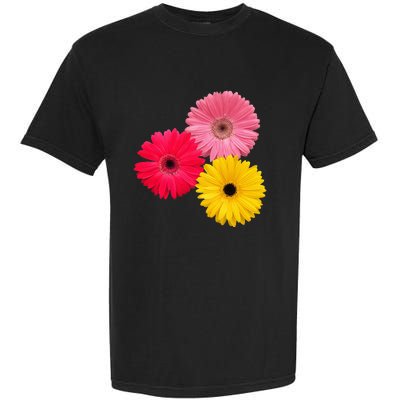 blooming gerbera flower daisies gerberas daisy flowery Garment-Dyed Heavyweight T-Shirt