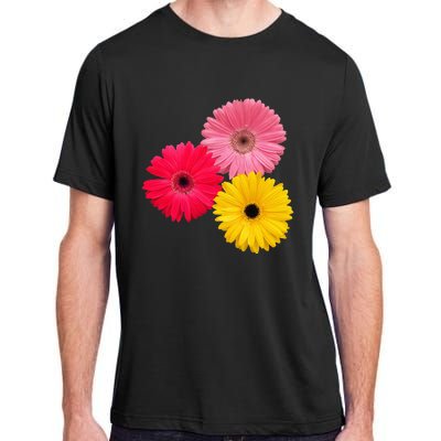 blooming gerbera flower daisies gerberas daisy flowery Adult ChromaSoft Performance T-Shirt