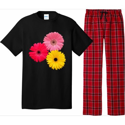 blooming gerbera flower daisies gerberas daisy flowery Pajama Set