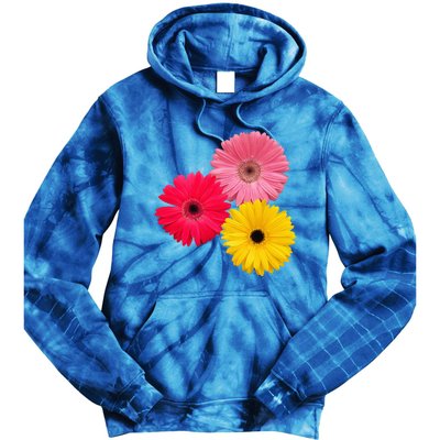 blooming gerbera flower daisies gerberas daisy flowery Tie Dye Hoodie