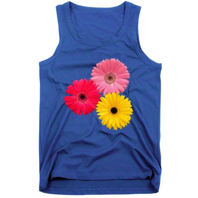 blooming gerbera flower daisies gerberas daisy flowery Tank Top