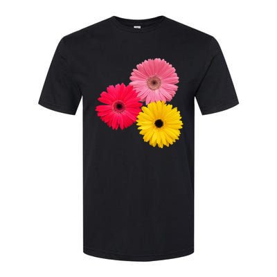 blooming gerbera flower daisies gerberas daisy flowery Softstyle CVC T-Shirt