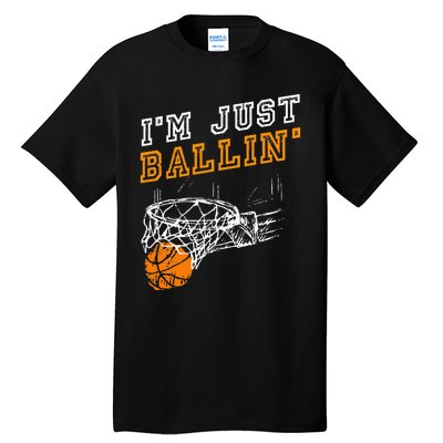 Basketball Gift For Coach Player Baller Tall T-Shirt