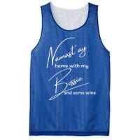 Bossie Gift Funny Namastay For Yoga And Dog Lovers Meaningful Gift Mesh Reversible Basketball Jersey Tank