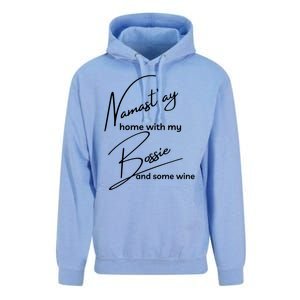 Bossie Gift Funny Namastay For Yoga And Dog Lovers Meaningful Gift Unisex Surf Hoodie