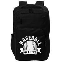 Baseball Grandpa - Funny Baseball Grandfather Impact Tech Backpack