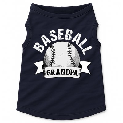 Baseball Grandpa - Funny Baseball Grandfather Doggie Tank