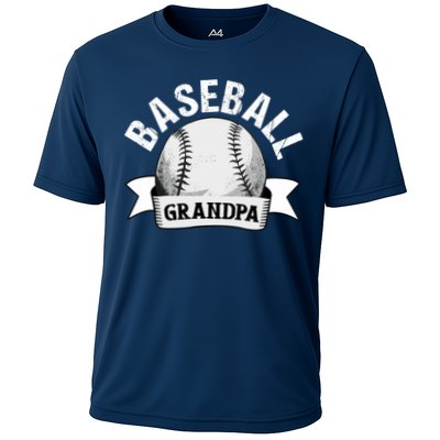 Baseball Grandpa - Funny Baseball Grandfather Cooling Performance Crew T-Shirt