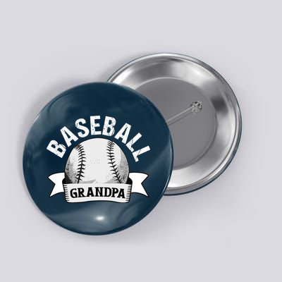 Baseball Grandpa - Funny Baseball Grandfather Button
