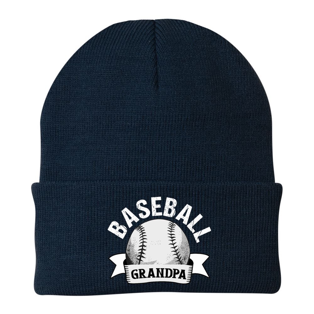 Baseball Grandpa - Funny Baseball Grandfather Beanie