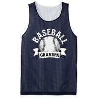 Baseball Grandpa - Funny Baseball Grandfather Mesh Reversible Basketball Jersey Tank