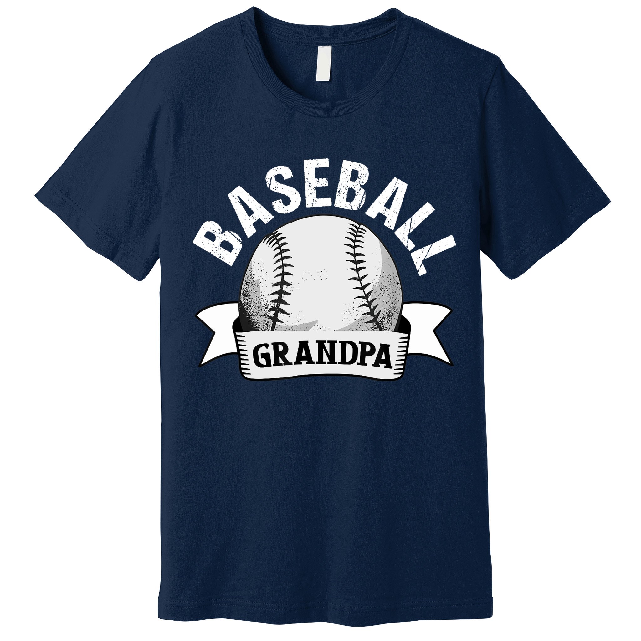 Baseball Grandpa - Funny Baseball Grandfather Premium T-Shirt