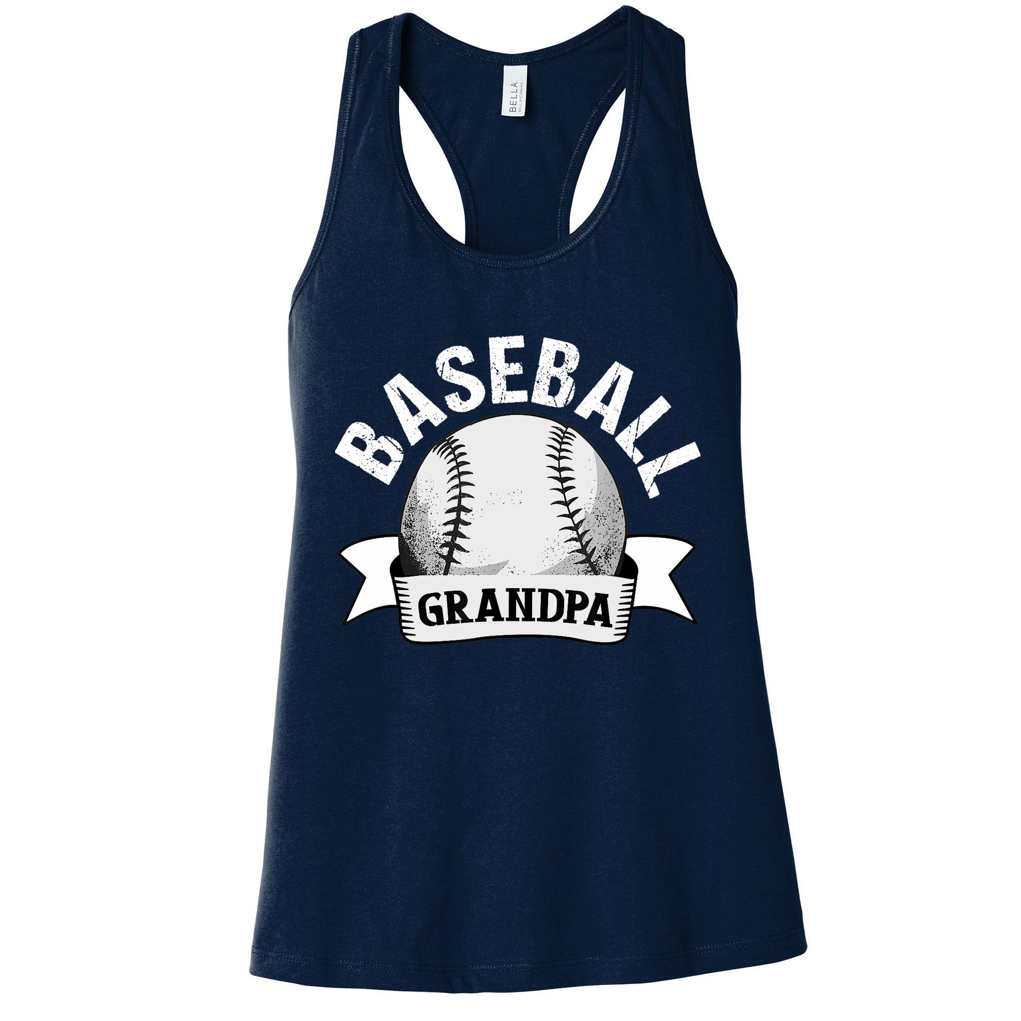 Baseball Grandpa - Funny Baseball Grandfather Womens Tank Top