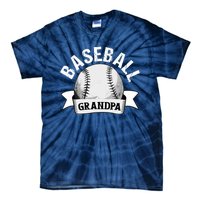 Baseball Grandpa - Funny Baseball Grandfather Tie-Dye T-Shirt