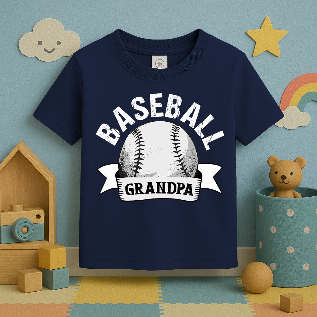 Baseball Grandpa - Funny Baseball Grandfather Toddler T-Shirt