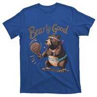 Bearly Good Funny Retro Pickleball Paddleball Bear Gift T-Shirt