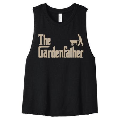 Best Gardening Father Gifts The Gardenfather Women's Racerback Cropped Tank