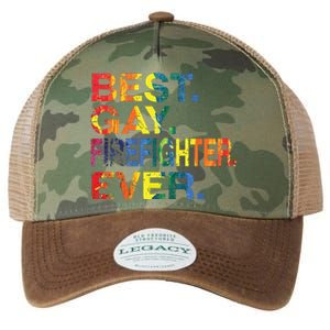 Best Gay Firefighter Ever Gay Gender Equality Funny Legacy Tie Dye Trucker Hat