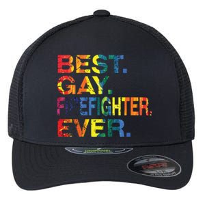 Best Gay Firefighter Ever Gay Gender Equality Funny Flexfit Unipanel Trucker Cap