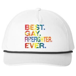 Best Gay Firefighter Ever Gay Gender Equality Funny Snapback Five-Panel Rope Hat