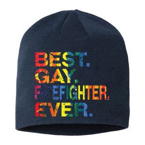 Best Gay Firefighter Ever Gay Gender Equality Funny Sustainable Beanie