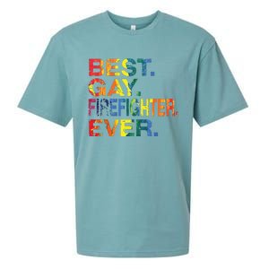 Best Gay Firefighter Ever Gay Gender Equality Funny Sueded Cloud Jersey T-Shirt