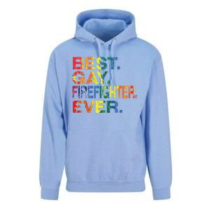 Best Gay Firefighter Ever Gay Gender Equality Funny Unisex Surf Hoodie