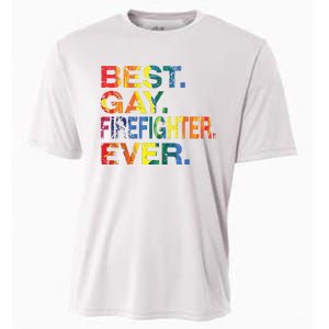 Best Gay Firefighter Ever Gay Gender Equality Funny Cooling Performance Crew T-Shirt