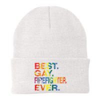 Best Gay Firefighter Ever Gay Gender Equality Funny Knit Cap Winter Beanie