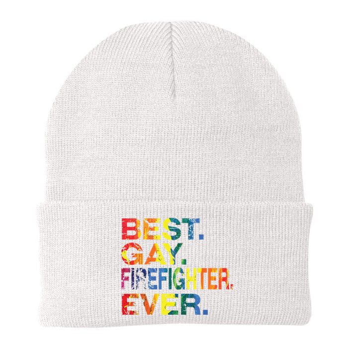 Best Gay Firefighter Ever Gay Gender Equality Funny Knit Cap Winter Beanie