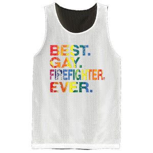 Best Gay Firefighter Ever Gay Gender Equality Funny Mesh Reversible Basketball Jersey Tank