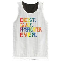 Best Gay Firefighter Ever Gay Gender Equality Funny Mesh Reversible Basketball Jersey Tank