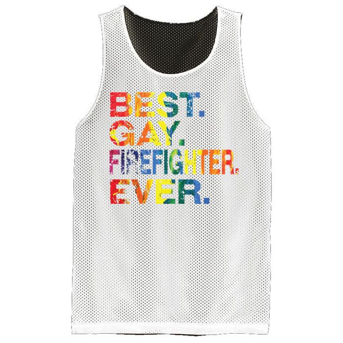 Best Gay Firefighter Ever Gay Gender Equality Funny Mesh Reversible Basketball Jersey Tank