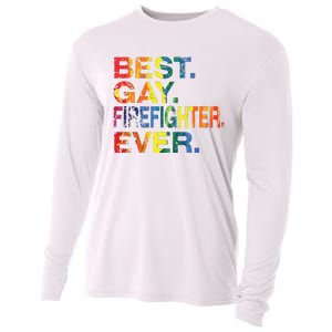 Best Gay Firefighter Ever Gay Gender Equality Funny Cooling Performance Long Sleeve Crew