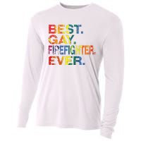 Best Gay Firefighter Ever Gay Gender Equality Funny Cooling Performance Long Sleeve Crew