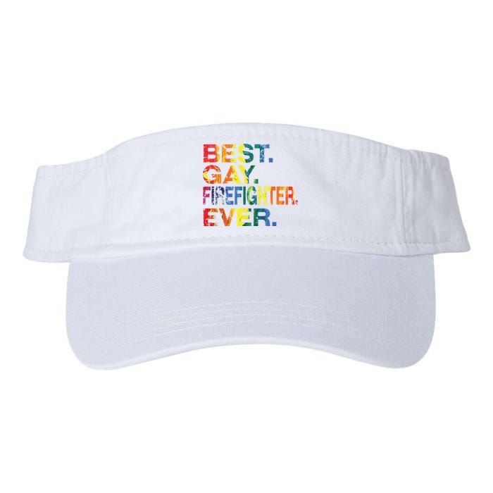 Best Gay Firefighter Ever Gay Gender Equality Funny Valucap Bio-Washed Visor