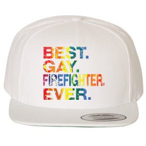 Best Gay Firefighter Ever Gay Gender Equality Funny Wool Snapback Cap