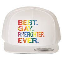 Best Gay Firefighter Ever Gay Gender Equality Funny Wool Snapback Cap