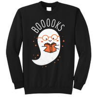 Booooks Ghost Funny Halloween Teacher Book Library Reading Sweatshirt