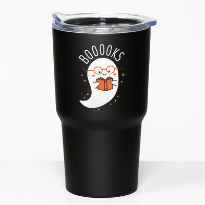 Booooks Ghost Funny Halloween Teacher Book Library Reading Tumbler