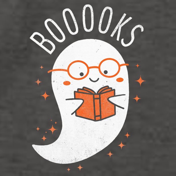 Booooks Ghost Funny Halloween Teacher Book Library Reading Vector Backpack
