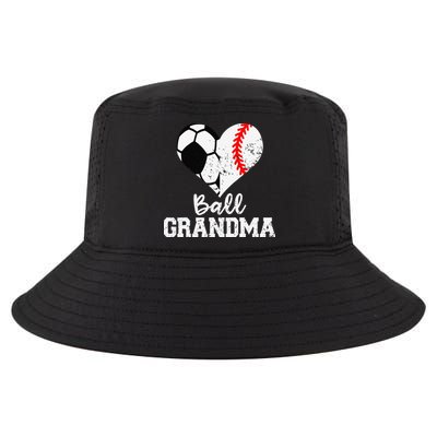 Ball Grandma Funny Soccer Baseball Grandma Cool Comfort Performance Bucket Hat