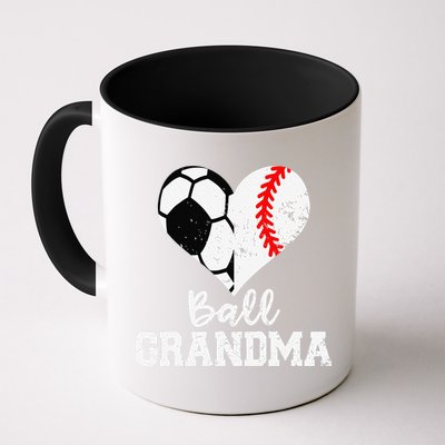 Ball Grandma Funny Soccer Baseball Grandma Mug