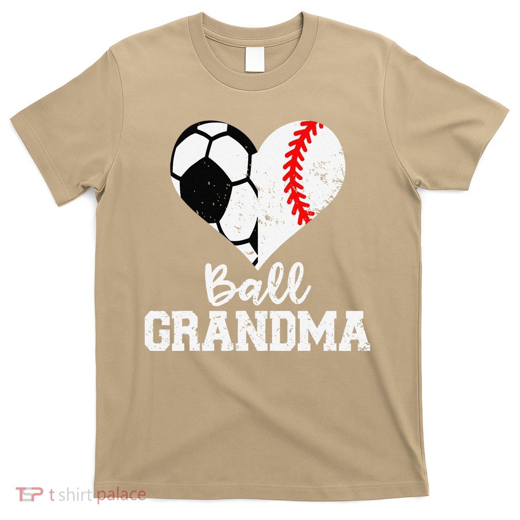 Ball Grandma Funny Soccer Baseball Grandma T-Shirt
