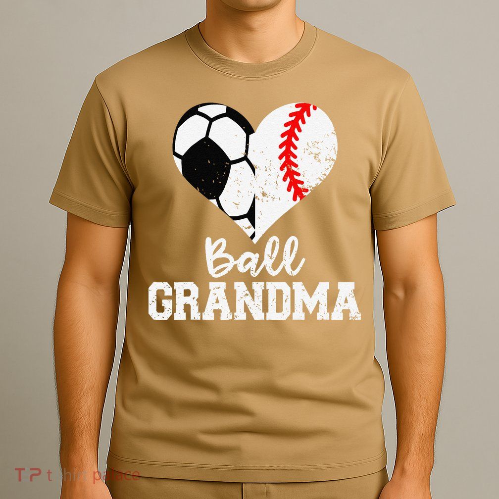 Ball Grandma Funny Soccer Baseball Grandma T-Shirt