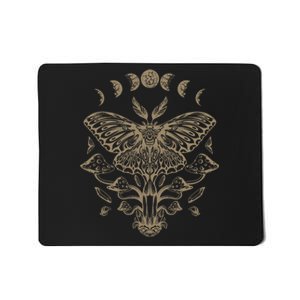 Butterfly Grunge Fairycore Aesthetic Luna Moth Mushrooms Y2K Mousepad