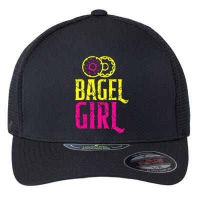 Bagel Girl Funny Bagel Lover Costume Flexfit Unipanel Trucker Cap